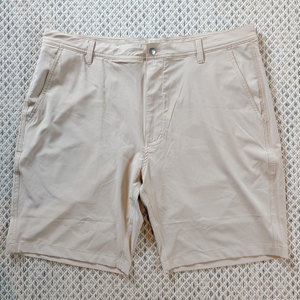 FootJoy 🏌🏻 38W Men's Khaki Shorts Golf‎ Athletic Performance Stretch 9" Inseam